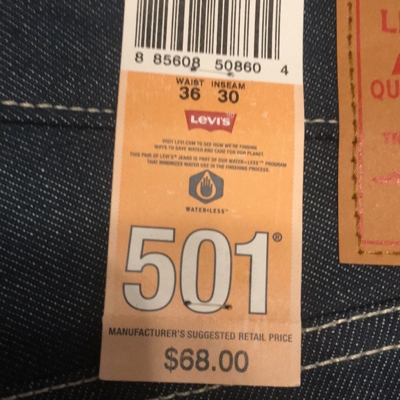 Levi 501 Denim - Picture 2 of 4